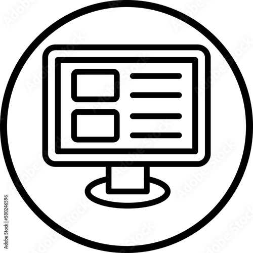 Vector Design Blog Icon Style