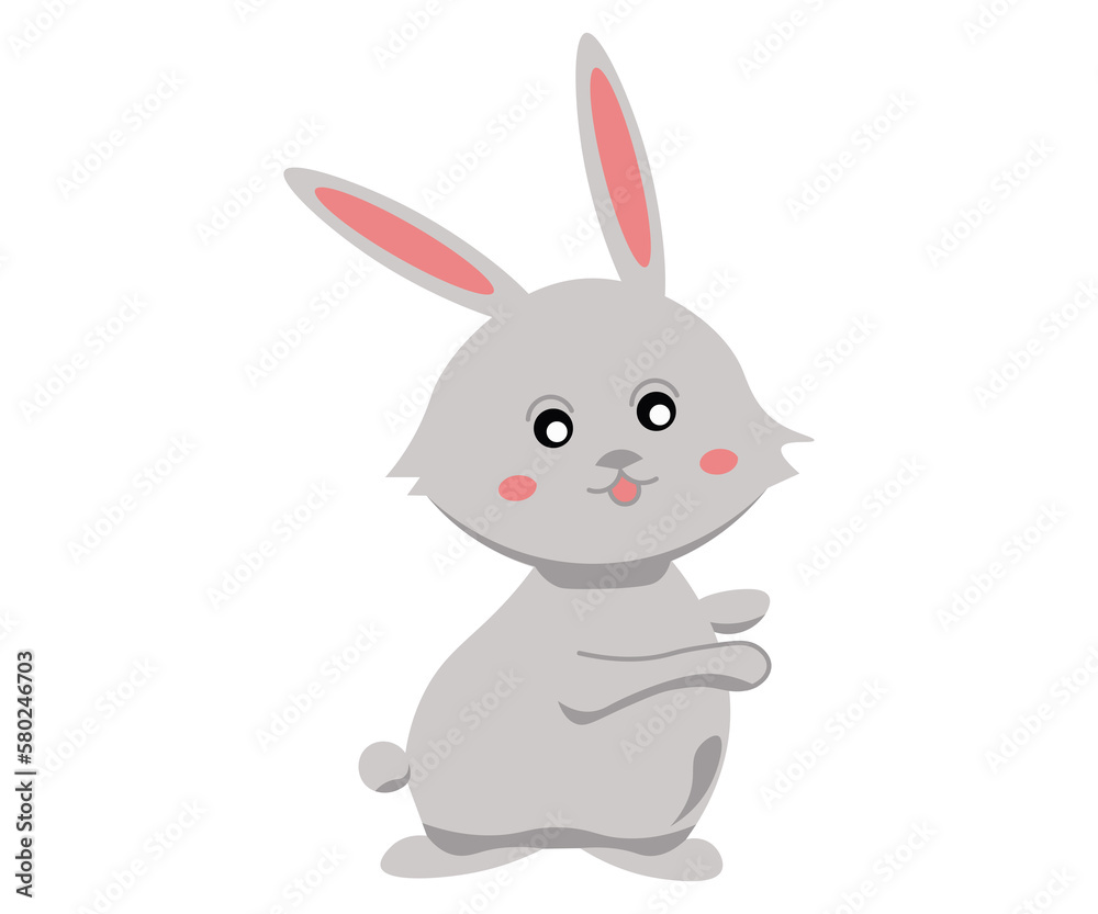 Obraz premium rabbit cartoon