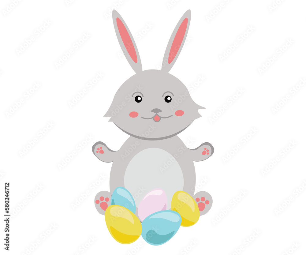 easter bunny with egg easter bunny with egg