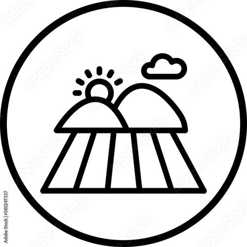 Vector Design Field Icon Style