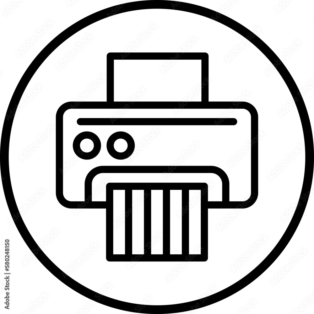 Vector Design Paper Shredder Icon Style Vector Design Paper Shredder Icon Style