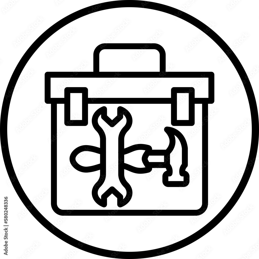 Vector Design Toolbox Icon Style Vector Design Toolbox Icon Style