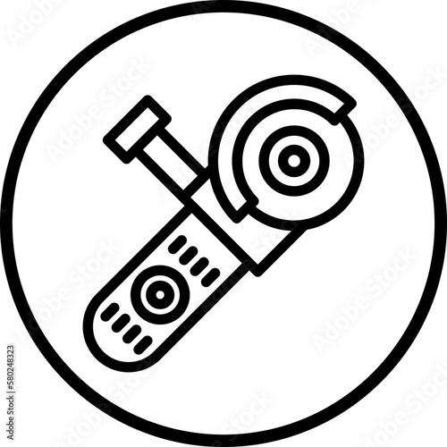 Vector Design Grinder Tool Icon Style