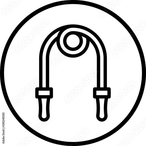 Vector Design Skipping Rope Icon Style