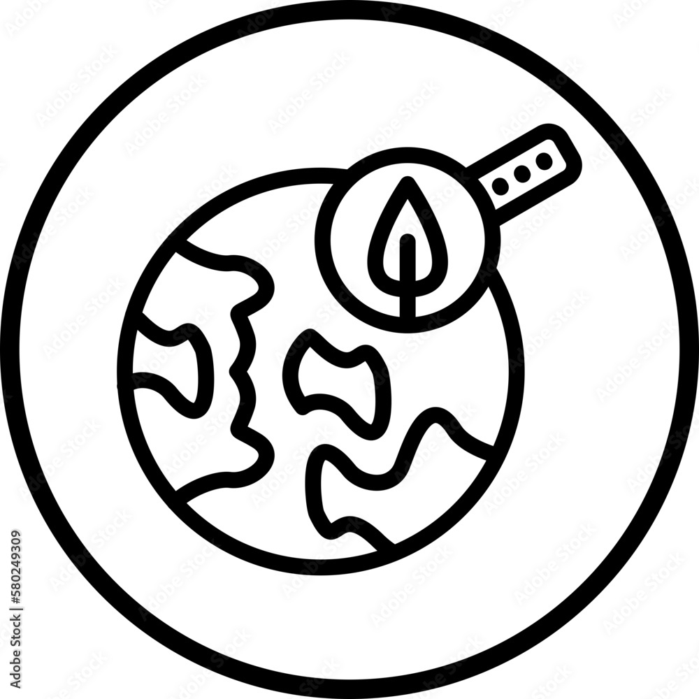 Fototapeta premium Vector Design Global Research Icon Style