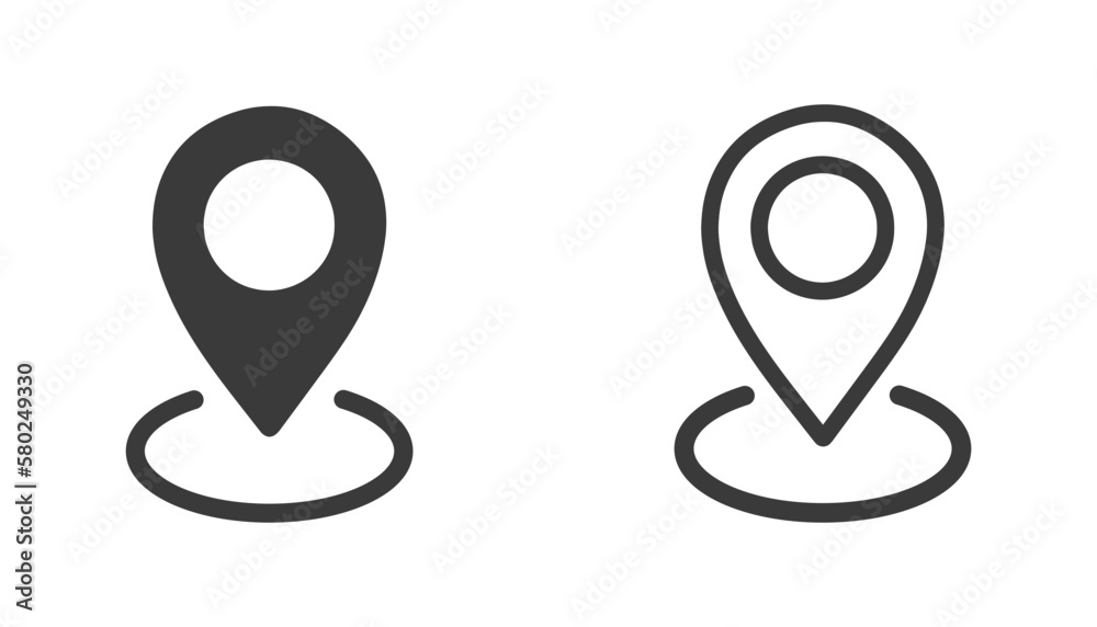 Location icons. Vector set Location icons. Vector set