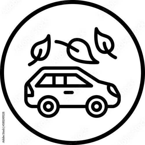 Vector Design Low Emission Icon Style