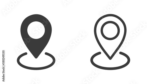 Free Download  Location icons. Vector set - GFXLoad