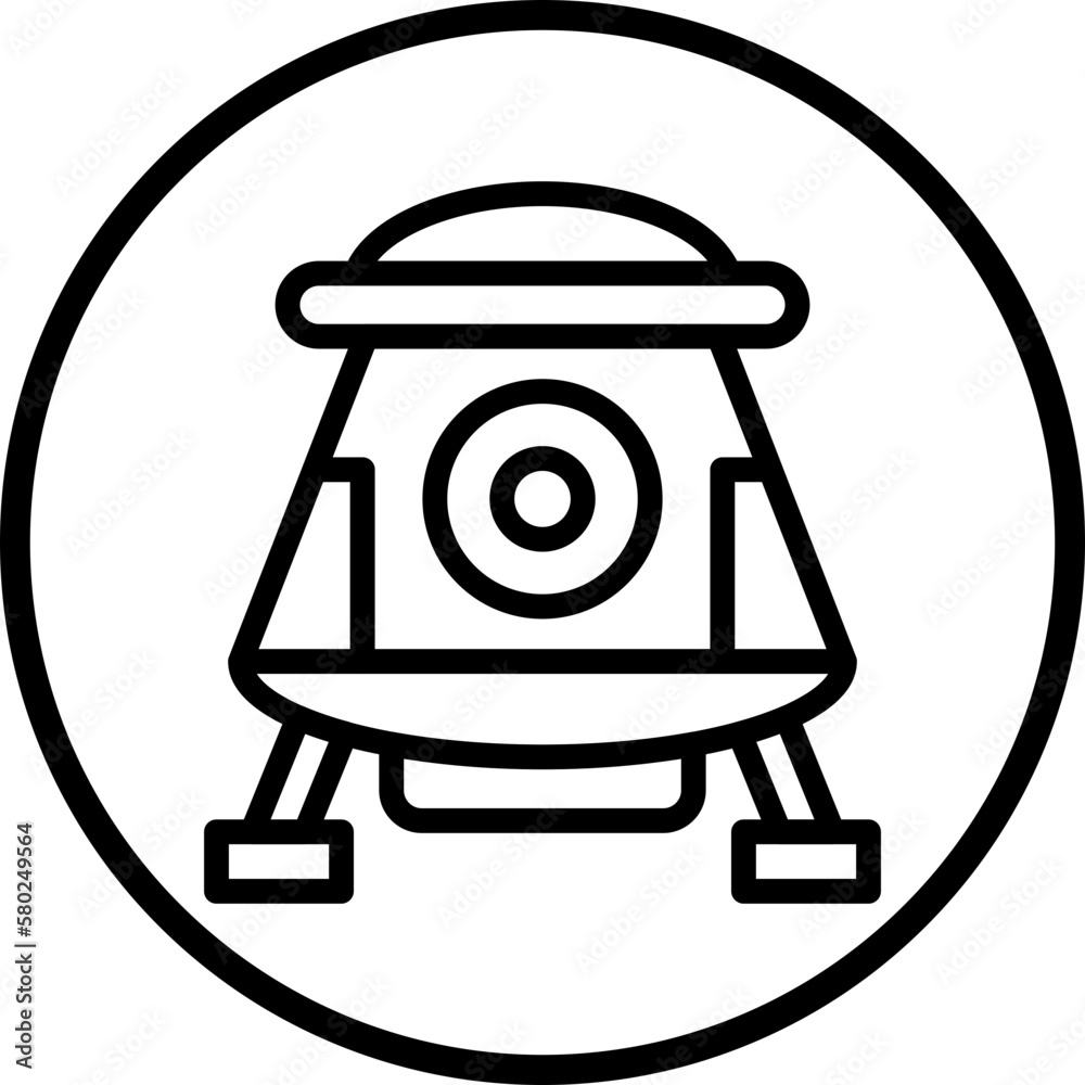 Vector Design Space Capsule Icon Style Vector Design Space Capsule Icon Style