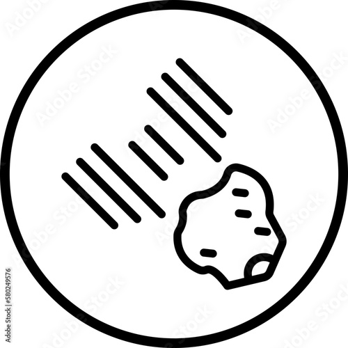 Vector Design Meteorites Icon Style