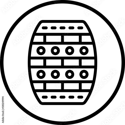 Vector Design Barrel Icon Style