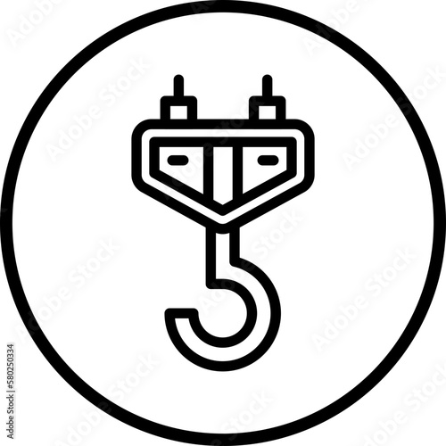 Vector Design Hook Icon Style