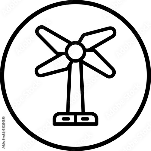 Vector Design Wind Power Icon Style