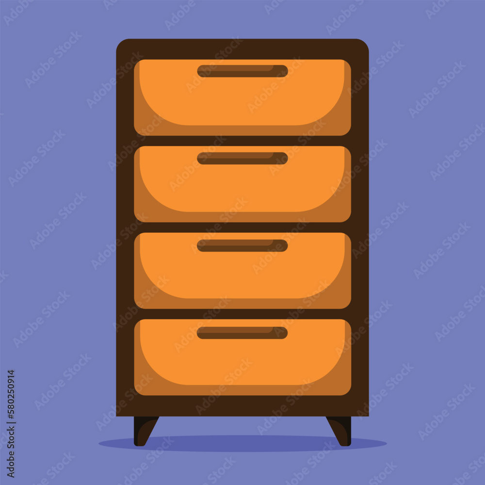 Cabinet icon. Subtable to place on furniture, etc.