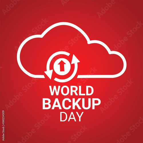 World Backup Day vector Illustration for your graphic and web design.