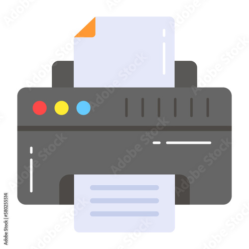 Trend vector design of printer, easy to use and download