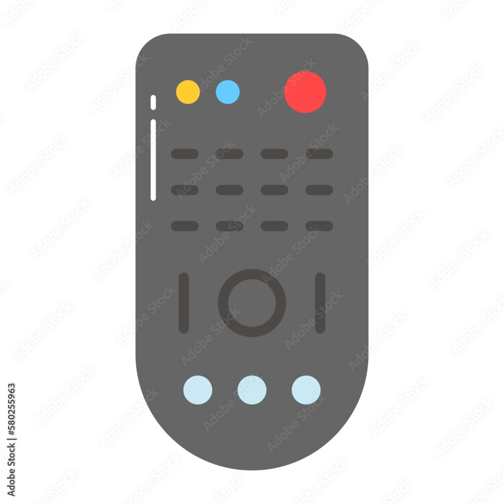 Wireless remote vector design, customizable icon of tv remote Wireless remote vector design, customizable icon of tv remote
