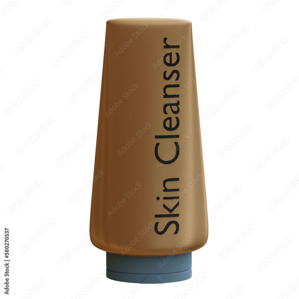 3d rendered skin cleanser perfect for makeup design project 3d rendered skin cleanser perfect for makeup design project
