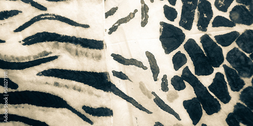 Fur Texture Cheetah. Indigo Cat Spots. North photo