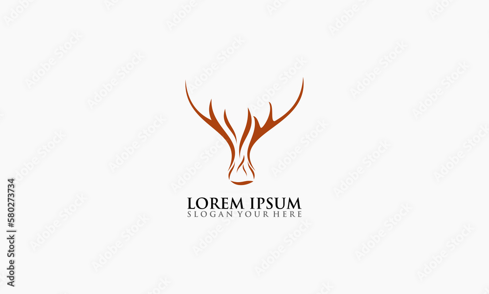 simple vector deers logo simple vector deers logo