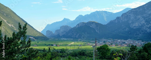 Gardasee in Italien Riserva naturale provinciale Marocche di Dro