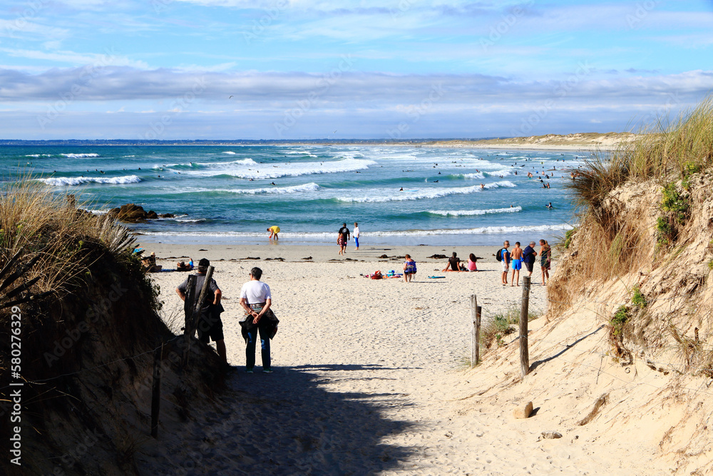 Pointe et plage de la Torche en Bretagne