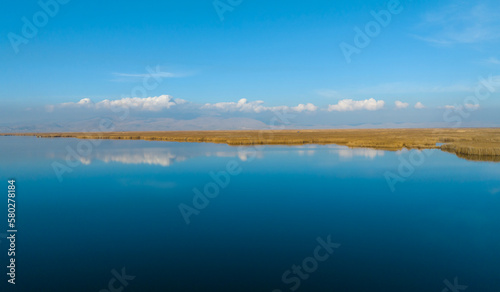 Eber lake and reeds  Afyonkarahisar  Turkey