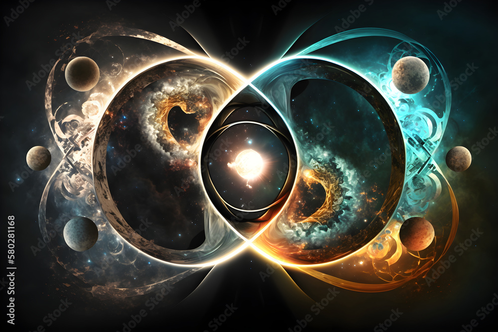 The Quantum Realm Quantum Particles Scientific Concept Generative Ai The Quantum Realm Quantum Particles Scientific Concept Generative Ai