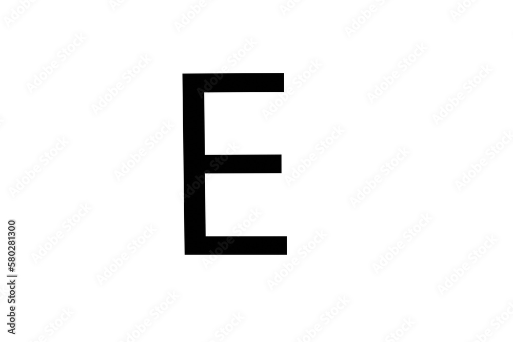 E, icon, ABC, illustration, background E, icon, ABC, illustration, background