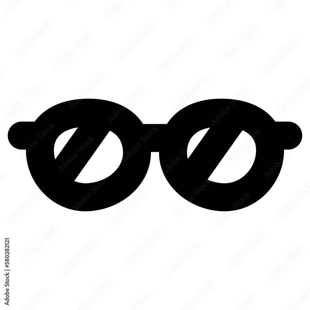 Simple sunglasses icon