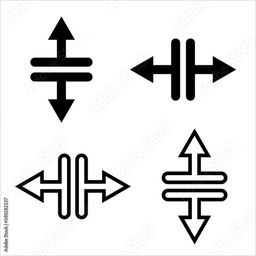 Split Icon, Split Vertical Arrow, Split Horizontal Arrow,