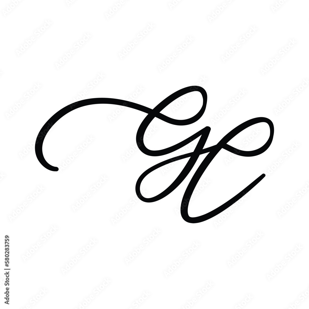 Initial Letter GE Logo Design Outstanding Creative Modern Symbol Sign