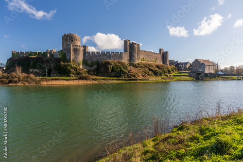 Pembroke Castle in Pembroke  Wales