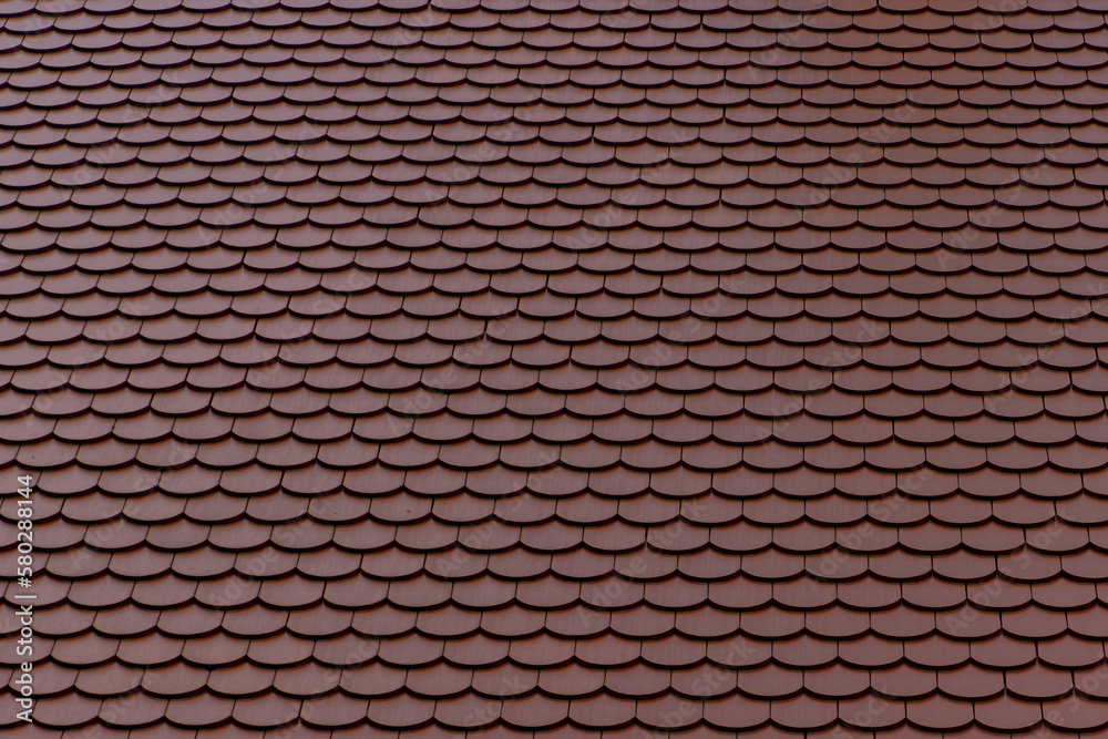 Orange red roof tiles background pattern Orange red roof tiles background pattern