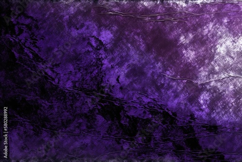 Purple grunge texture, up close and personal. Shaded margins. Generative AI