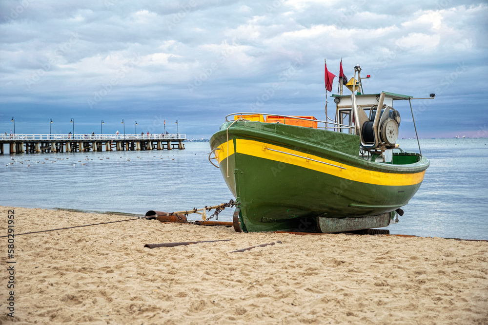 Fishing boat on the Baltic Sea