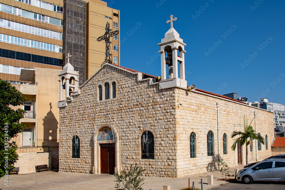 Die Prophet-Elija-Kathedrale Haifa, Israel 