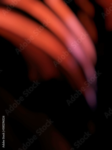  3d red lines with space graphic background illustration 