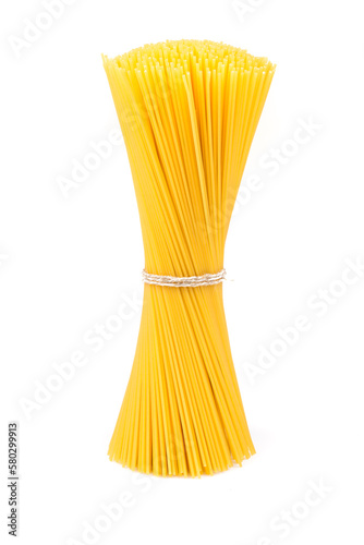 Uncooked pasta spaghetti macaroni