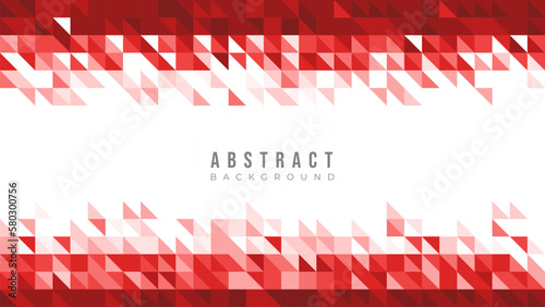 abstract red triangle geometry background