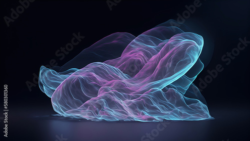 Nebula Space Galaxy Neon Cloud | Generative AI