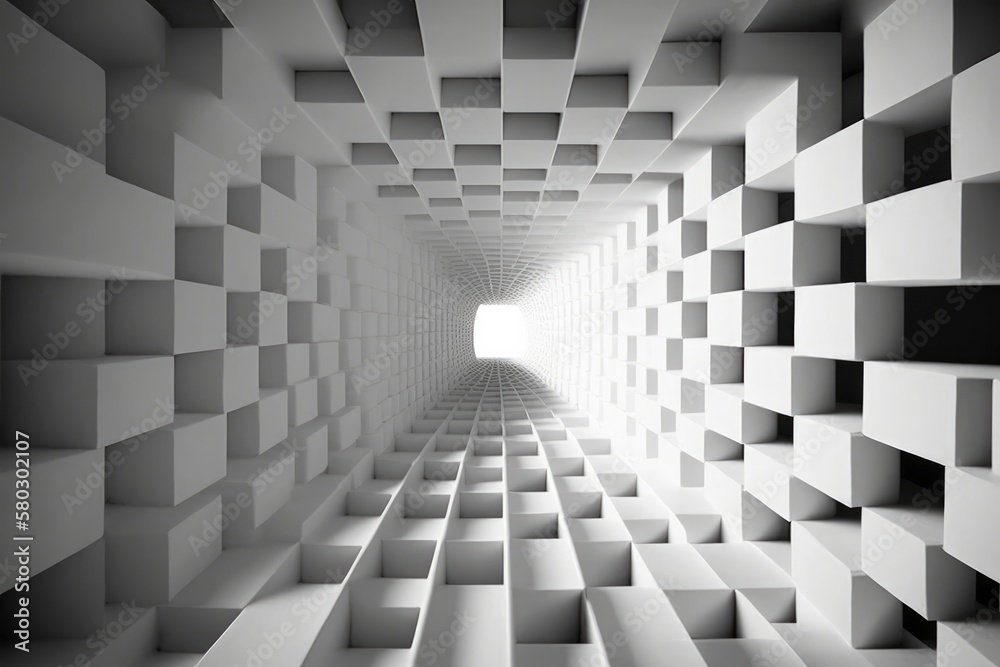 Abstract background with squares. Generative ai Abstract background with squares. Generative ai