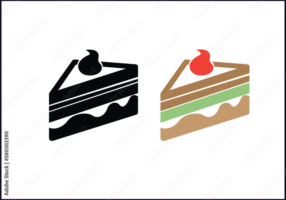  food icon vector on white background.
