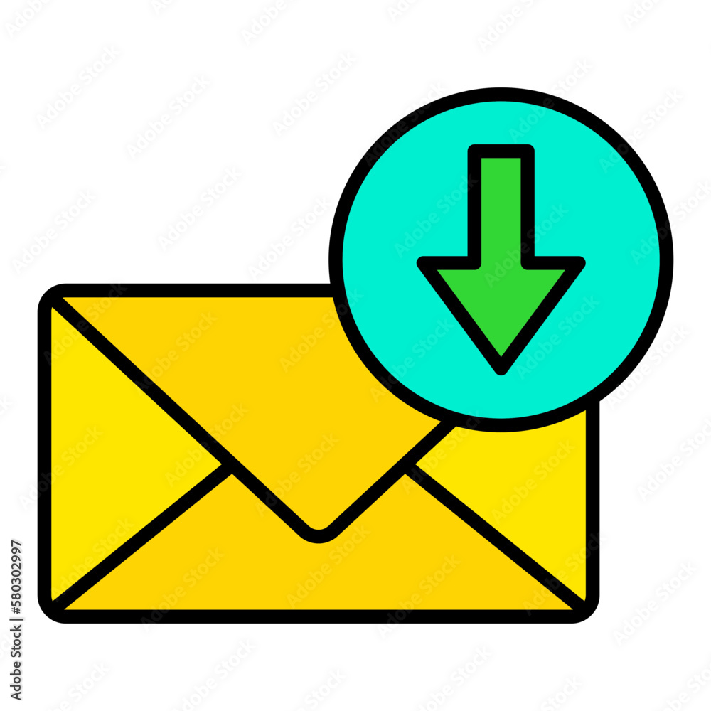 Receive Filled Line Icon Receive Filled Line Icon