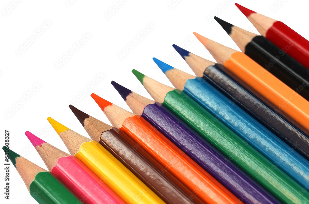 Naklejka premium Color pencils