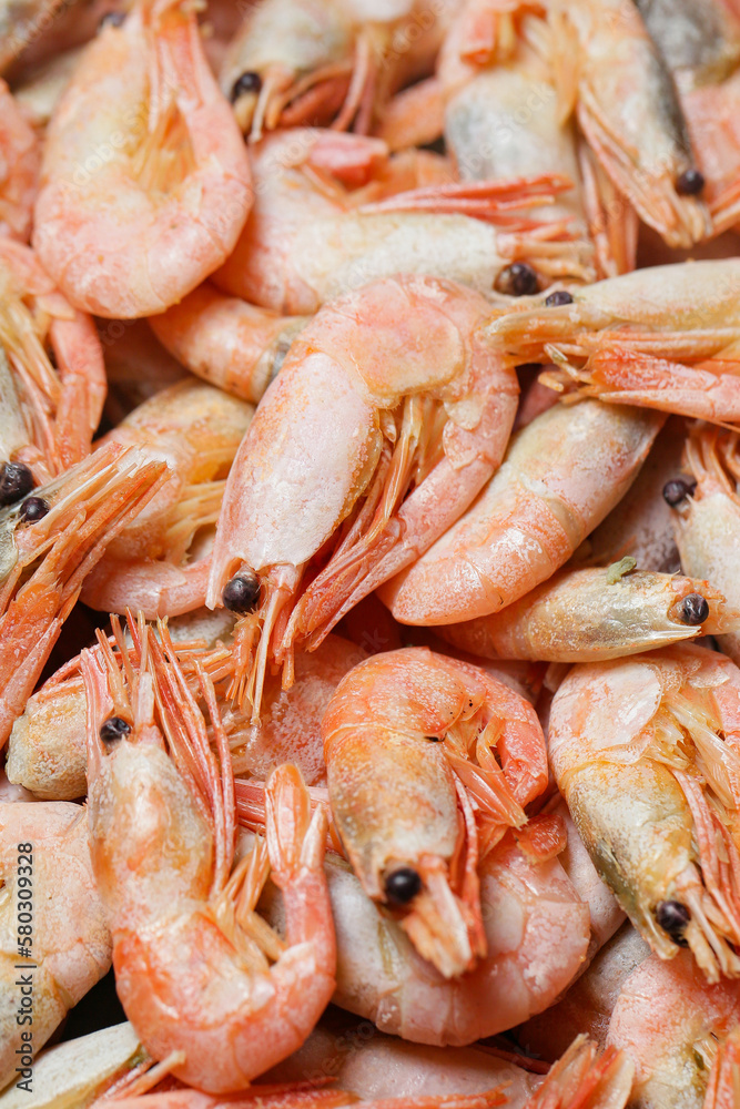 shrimps on the market
