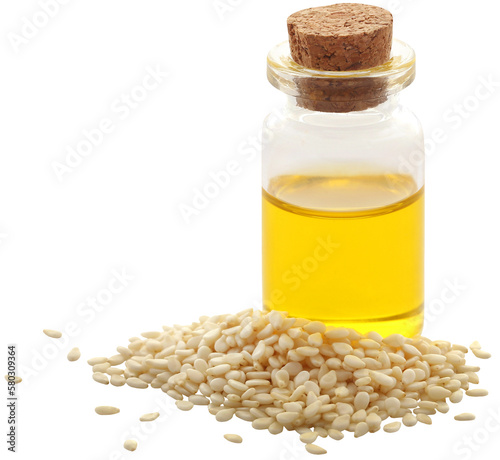 Peeled sesame seeds with oil
