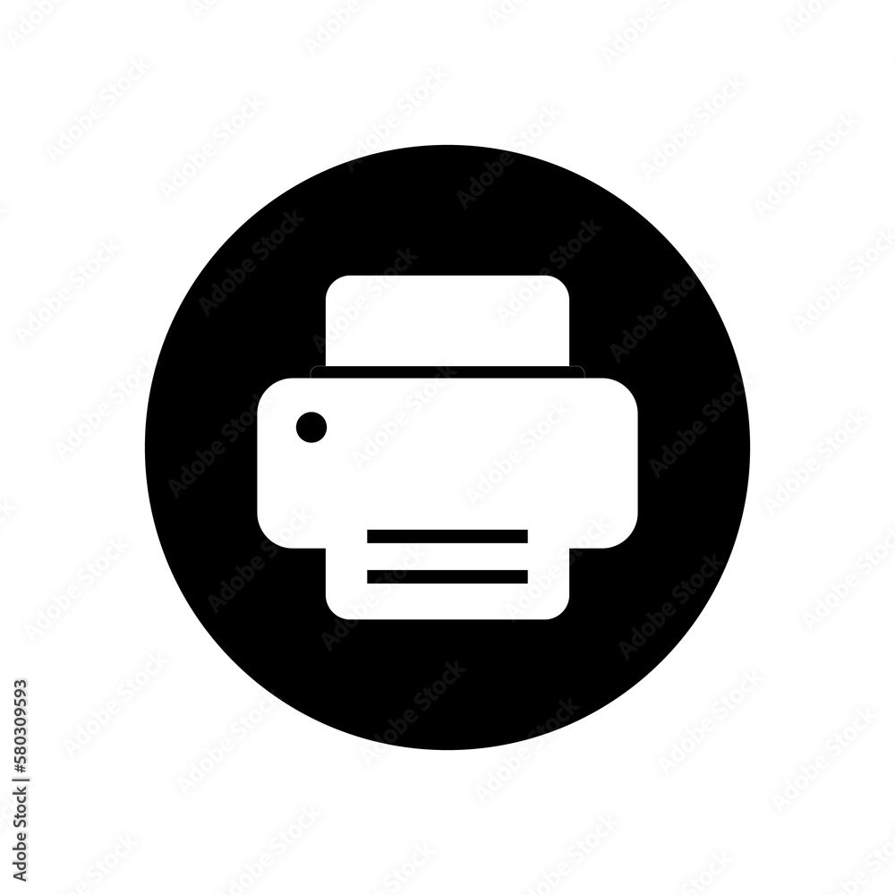 printer icon button printer icon button