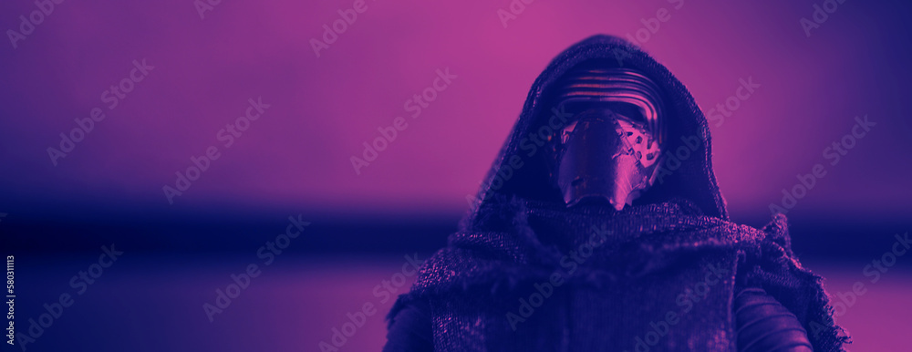 Obraz premium Bangkok Thailand. April 30 2018. Star Wars figure. portrait images. toy figures characters model standing.