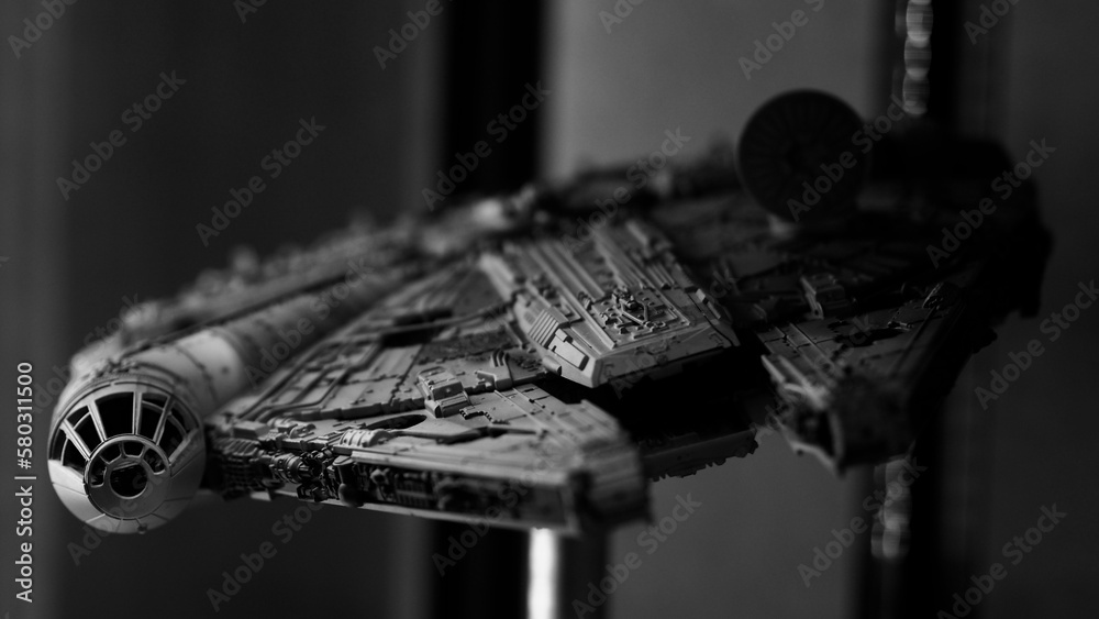 Obraz premium Bangkok Thailand. April 30 2018. Star Wars figure. portrait images. toy figures characters model standing.